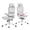 White, variant on SIHOO B100 Ergonomic Office Chair, Task Chair with Zoned Back Support, 2D Wide Headrest Study Chair for Teenager, High Back Executive Chair for Home Office, White