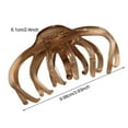 thumbnail image 6 of 3/4Pcs Hair Claw Octopus Design Anti-slip Teeth Strong Grip Hair Clip Back Head Bath Hair Barrette Hair Accessory, 6 of 8
