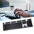 thumbnail image 3 of Soumake 104Pcs/Set Key Cap Universal Ergonomic ABS High-end Backlit Keycap or Mechanical Keyboard, 3 of 8