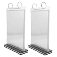 thumbnail image 6 of Soimiss 2Pcs Detachable Transparent Menu Stand for Tabletop Advertising and Menus, 6 of 8