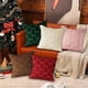thumbnail image 2 of Lanpn Christmas 50x50 Throw Pillow Covers Set of 2, Winter Star Chrismas Tree Throw Pillow Cases Soft Plush Faux Fur Wool 20 x 20 Winter Cushion Cover, 2 of 3
