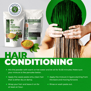 Henna Cosmetics Neutral Henna Powder Hair Conditioner, Cassia Obovata, 200g (7.05 oz)