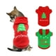 thumbnail image 1 of HYLYUN Traje navideño para cachorros, 2 paquetes, trajes navideños para perros pequeños, traje de Papá Noel para mascotas, sudaderas con capucha para perros pequeños y gatos S, 1 of 1