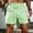 Green(new1）, variant on Striped Shorts for Men Elastic Waist Drawstring Shorts Quick Dry Loose Fitted Summer Vacation Beach Shorts with Pockets