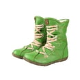 thumbnail image 3 of TMA EYES Snake-Embossed Leather and PU Upper Faux Fur Lining Short Flat Boot for Women, 3 of 6