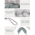 thumbnail image 3 of 4 Packs Long Stretch Back Sponge With Rope Handles Back Scrubber Bath Shower Mesh Sponge, 3 of 5