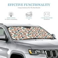 thumbnail image 3 of Fuzoiu Colorful Butterfly Print Car Windshield Sunshade,Foldable Reflective Sun Visor,Windshield Sun Shade,UV Rays Sun Visor Shade,Auto Front Sun Shield Shade-Medium, 3 of 8