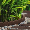 thumbnail image 5 of Tierra Verde 4"H x 47"L x 2"D Scallop Recycled Rubber Garden Border & Edging, Earth, 2-Pk, 5 of 8