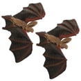 thumbnail image 3 of 2Pcs Halloween Realistic Bat Models Plastic Bats Halloween Party Supplies, 3 of 6