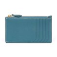thumbnail image 1 of Bolso para tarjetas de estilo japonés, sencillo y moderno, estilo coreano, para mujer, de piel de vaca de capa superior, monedero con cremallera de cuero suave, 1 of 6
