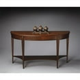 thumbnail image 2 of Allora Solid Rubber Wood Console Table in Cherry/Nutmeg, 2 of 2