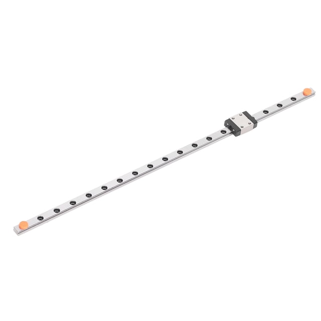 Riel deslizante lineal de 300 mm con cojinetes de acero de baja resistencia, guía de riel deslizante lineal suave para impresora 3D, máquina CNC