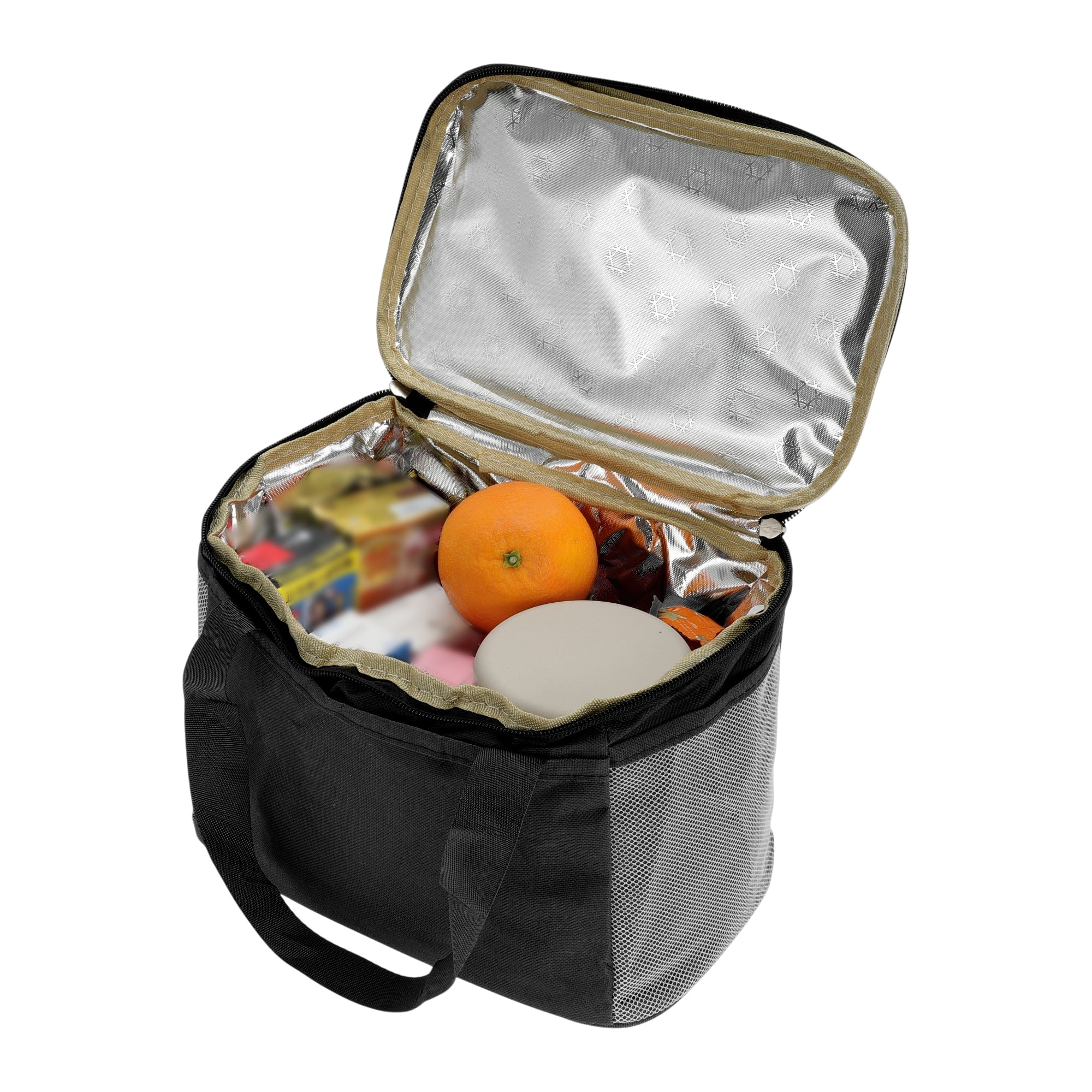 Unique Bargains Insulated Leak-proof Waterproof Lunch Bag Black 228 oz