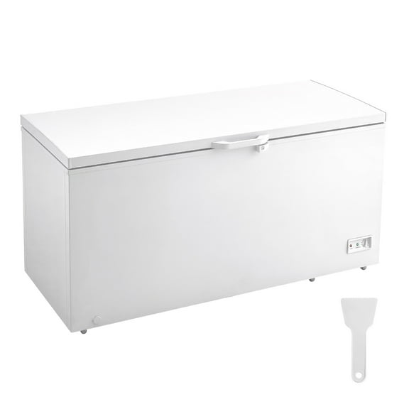 KFFKFF Upright Freezer, 17.2 Cu.ft / 488 L Spacious Deep Freezer & 4 Detachable Baskets, Independent Top Opening Door , 7-Level Temperature Modification, LED Illumination, 6 Casters