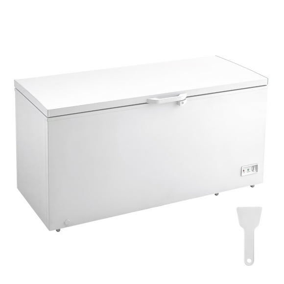 KFFKFF Upright Freezer, 17.2 Cu.ft / 488 L Spacious Deep Freezer & 4 Detachable Baskets, Independent Top Opening Door Commercial Chest Freezers with Secure Lid, 7-Level Temperature Modification