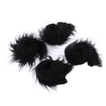 thumbnail image 1 of Faux Fur Fabric, Fluffy Pure Color Black Fur Fabric  For Tabletop For Wraps, 1 of 8