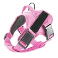 thumbnail image 3 of No-pull Dog Puppy Reflective Harness and 4.5ft Leash with Free 4 PCS Tags/Patches, Easy Control Handle Walking Pet Service Vest for Small Medium Large Dogs,( Pink Harness+ Leash, L ), 3 of 4