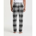 thumbnail image 6 of Real Essentials 3 Pack: Men's Soft Cotton Flannel Pajama Pants PJ Lounge Bottoms Elastic Waist Pockets (Big and Tall), 6 of 9