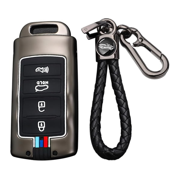 Key Fob Case Cover Fit For KIA Cadenza K9 K7 key keychain Key Housing Key Accessories Protector 4 button Metal Keychain