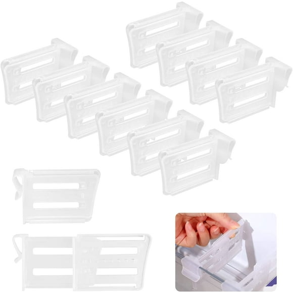 8 Pieces Fridge Dividers Adjustable Fridge Storage Dividers Adjustable Dresser Drawer Fridge Dividers