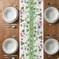 thumbnail image 6 of St. Patrick's Day Table Runner - 36 Inch Long, Kitchen Dining Table Runner Dresser Scarves, Green Lucky Shamrocks Floral Plants Farmhouse Decor for Coffee Tables Wedding Party Banquet, 6 of 8