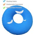 thumbnail image 3 of 1 Pack Portable Wheelchairs Seat Cushion,Donut Cushion Seat with Air Pump,Round Inflatable Cushion,Hemorrhoid Seat Pillow,Tailbone Pain Relief,Bed Sores (15" Blue), 3 of 7