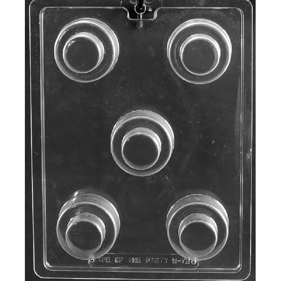 Grandmama's Goodies W072 Wedding Cookie Cake Chocolate Candy Soap Mold with Exclusive Molding Instructions