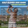 thumbnail image 7 of HANDLANDY 2 Pack Kids Golf Glove, Left Hand Youth Golf Glove for Junior Toddler, Dourable & Breathable, Great Gift for Boys Girls, 7 of 7