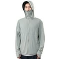 thumbnail image 4 of Gamivast Hooded Sun Shirts for Men Zip up Face Cover Sun Protection Hoodie Soft Cooling Jacket Neck Gaiter Long Sleeve Outdoor Fishing Cycling Outfits, 4 of 6