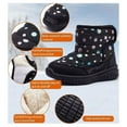 thumbnail image 3 of GUBARUN Boys Girls Toddler Snow Boots Waterproof Slip Resistant Outdoor Kids Winter Shoes, 3 of 8