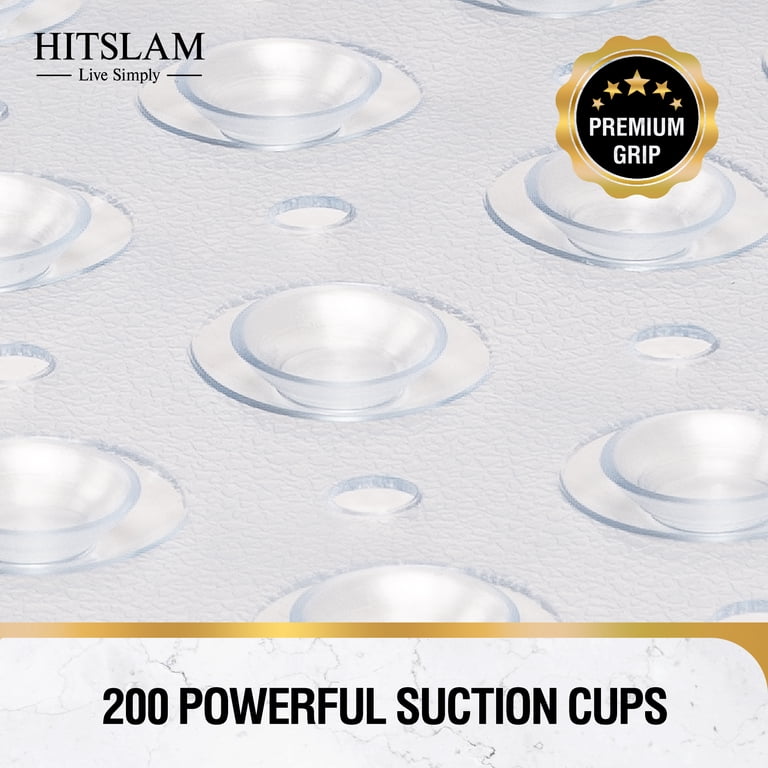 HITSLAM Extra Long Bathtub Mat 40x16 with Drain Holes - Walmart.com