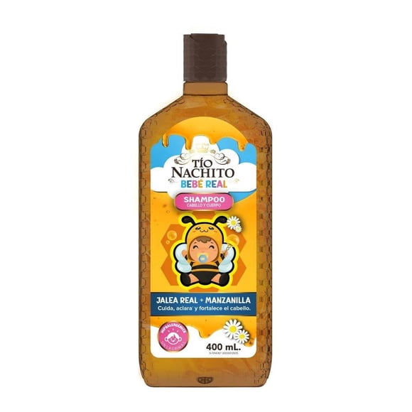 Shampoo Tío Nacho Bebé Real Jalea Real + Manzanilla 400ml
