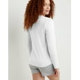 thumbnail image 3 of Hanes Originals Women's Tri-Blend Long-Sleeve T-Shirt Eco White S, 3 of 4