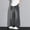 B_ Black, variant on YLSDY Men's Vintage Washed Wide Leg Jeans, Stitched Details & Elastic Waist Drawstring, Retro Denim Trousers for Men Black XXXXL