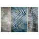 thumbnail image 3 of Fiudx Ofertas relámpago La alfombra de la sala de estar es geométricamente buena para uso doméstico, el dormitorio está cubierto con tapetes y la alfombra de la mesita de noche se usa como tapete par, 3 of 3