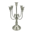 thumbnail image 1 of Candelabro Candelabro con 5 Brazos Adorno de Escritorio Centro de Mesa Decorativo Tradicional para Decoración Festiva de Fiesta Resistente 20cmx30cm, 1 of 9