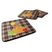 Thanksgiving Baby Turkey Foam Coaster Set of 4