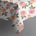 thumbnail image 5 of Pioneer Flower Floral Print Pattern Square Tablecloth, Waterproof Wipeable Spillproof Washable Table Cover for Home Kitchen Party and Daily Decor 60"x60", 5 of 6