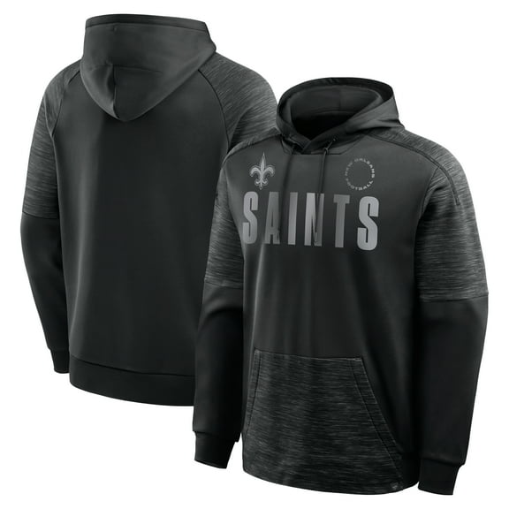 Men's Fanatics Black New Orleans Saints Chip Shot Pullover Hoodie