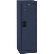 Sandusky 1-Tier Welded Steel Storage Locker, 48"H, Navy Blue