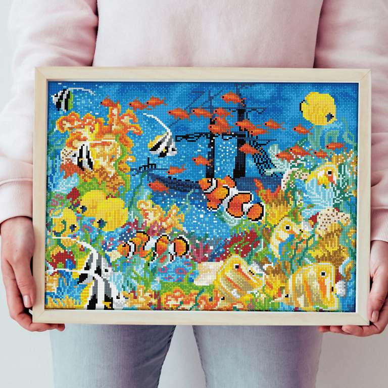 Diamond Dotz Underwater Paradise Diamond Painting Kits for Diamond Dotz Underwater Paradise Diamond Painting Kits for