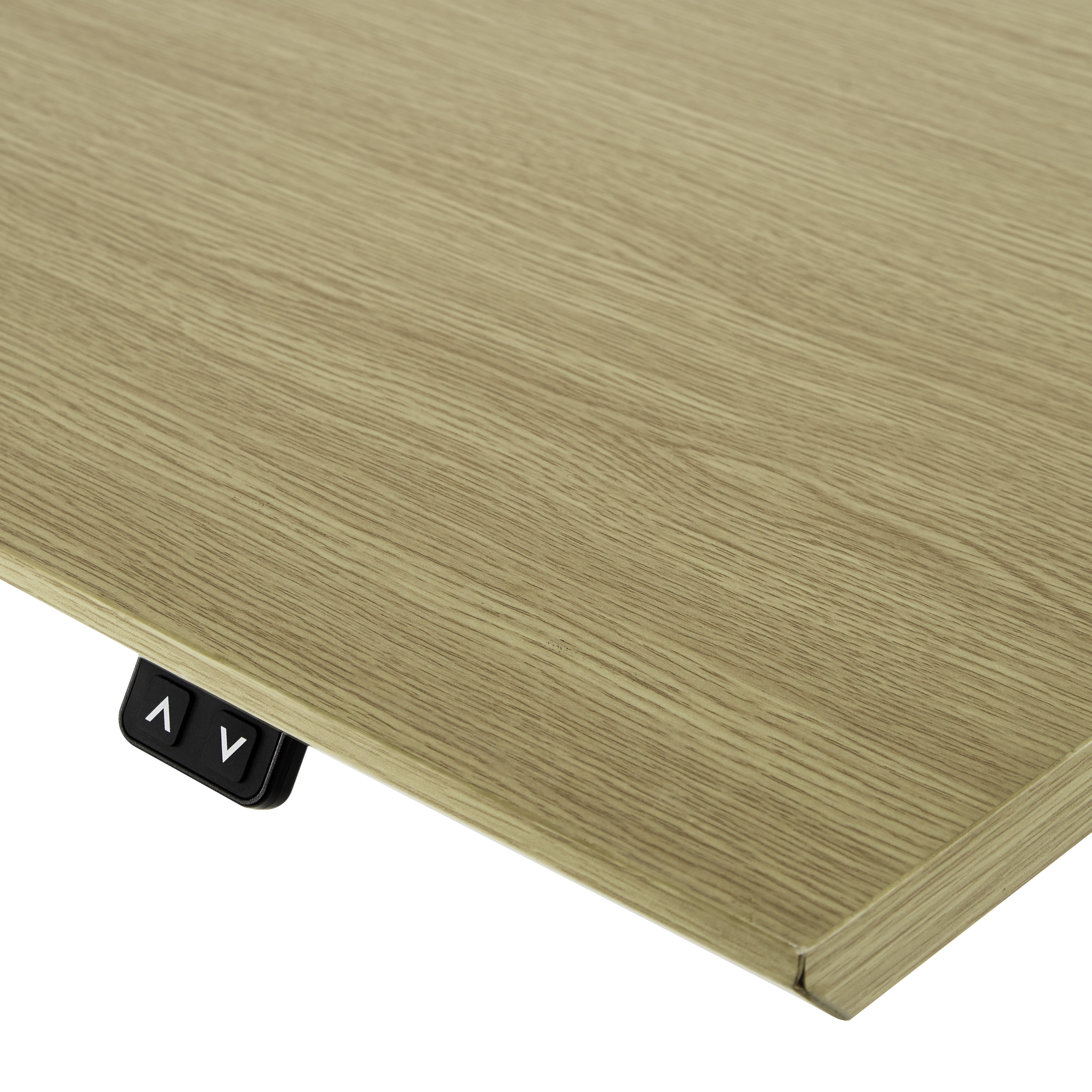 AIRLIFT 47" Electric Height Adjustable Standing Desk with Single Motor, Birch Wood Desktop