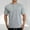 Gray, variant on YLSDY Fashion Mens Cotton Henley T-Shirts Short Sleeve Button Up Casual Basic Tees Stretch Solid Breathable Work Shirts Dressy Dark Gray XXL