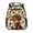 Cow Print Highland Cow, variant on Police Car Print Kids Backpack for Boys Age 3-9, 13.5 Inch Water Resistant School Bookbag, Adjustable Padded Straps Large Capacity Multi Pocket Daypack for Travel Outdoor