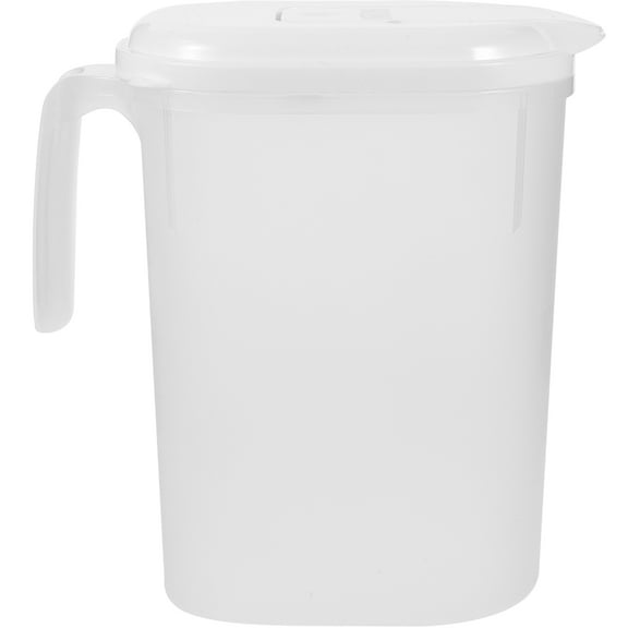 NIYANGLE Plastic Water Pitchers Cold Kettle White PP 1Set