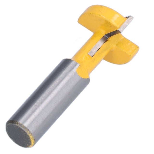 Straight T Track Bits, T Slot Cutter High Hardness 1/2in Shank With Storage Box For MDF For Plywood For Solid Wood