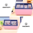 thumbnail image 2 of Shisuyan Miniature Refrigerator With Freezer Pink 1Pcs 4.72X2.87X2.40in, 2 of 8
