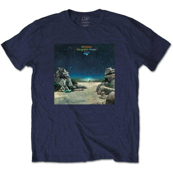 Yes  Adult Topographic Oceans Cotton T-Shirt