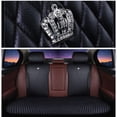 thumbnail image 6 of Red Rain Universal Seat Covers for Cars Leather Seat Cover Black Car Seat Cover 2/3 Covered 11PCS Fit Car/Auto/Truck/SUV (W-Black), 6 of 6