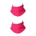 thumbnail image 4 of Bearachild Calentador de cuello a prueba de frío polar cuellos unisex polaina espesar gran textura accesorios de ciclismo pañuelo transpirable rojo Rojo 2piezas Bearachild CBP391673, 4 of 5